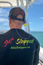 Men's/Woman's Black "GET SLAPPED" Rasta Shirt UV Long Sleeve Tee