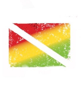 Men's/Woman's White Rasta Shirt UV Long Sleeve Tee