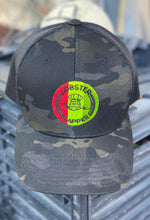 Camo Hat w/ Rasta Lobster Slapper Logo